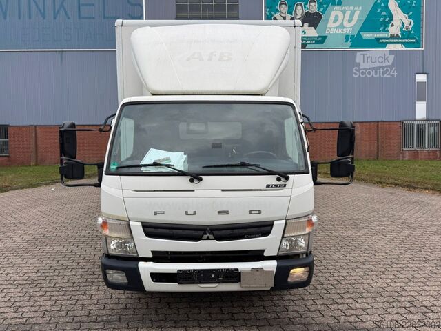 Camion caisson FUSO Canter 7C15 Koffer mit Ladebordwand