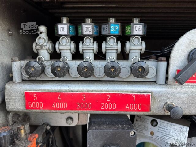 Cisterna MAN TGA 26.313, Fuel, 5 compartments, 19 M3, Pump, ADR