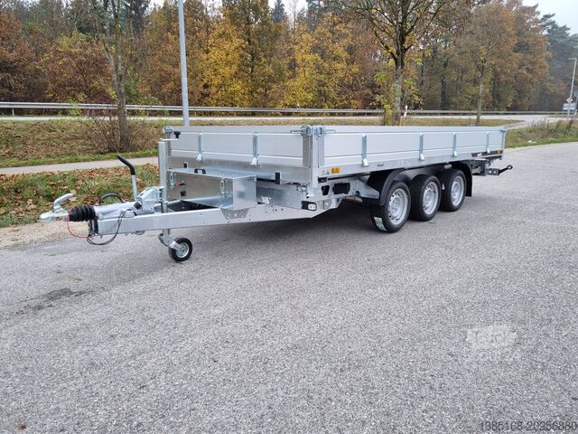 Rimorchio per trasporto auto Martz Anhänger 3,5t  405cm x 197cm NEU ALU