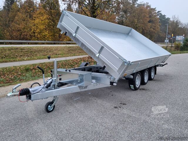 Rimorchio per trasporto auto Martz Anhänger 3,5t  405cm x 197cm NEU ALU