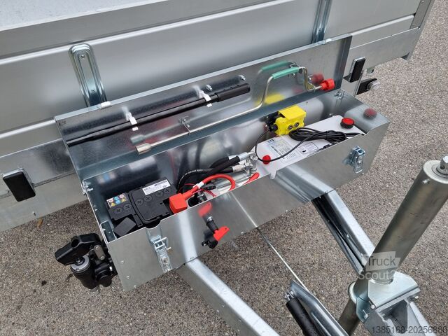 Rimorchio per trasporto auto Martz Anhänger 3,5t  405cm x 197cm NEU ALU