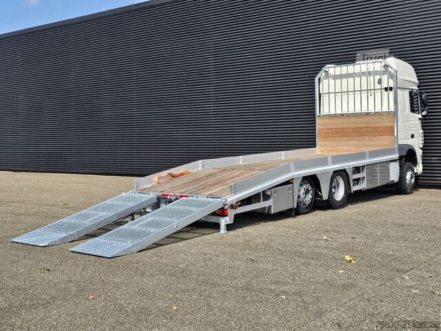 Fourgon porte-voitures DAF XF 450 / OPRIJ - MACHINE TRANSPORT / 6x2