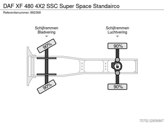 Standard-SZM DAF XF 480 4X2 SSC Super Space Standairco