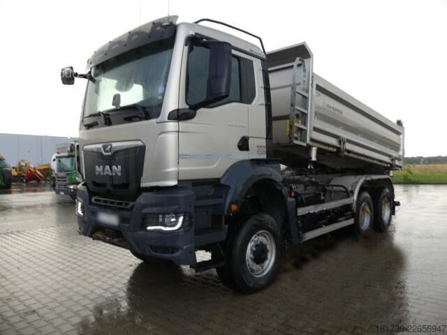 Trilateral tippning MAN TGS 33.480 6X6/ 15 tho.km!!! / KH-Kipper
