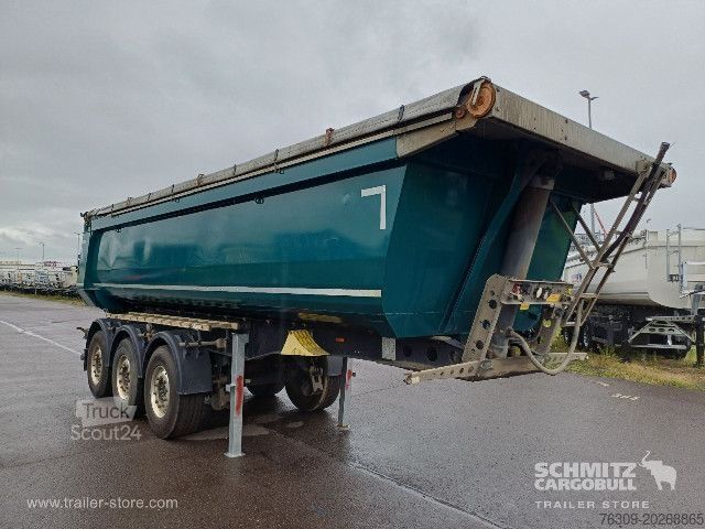 مقطورة نصف قلابة Schmitz Cargobull Kipper Stahlrundmulde 24m³