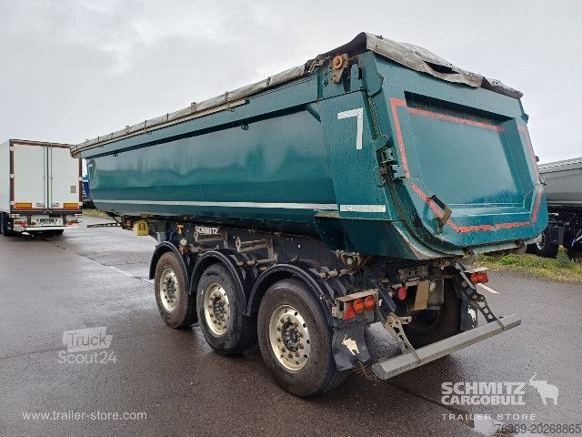 مقطورة نصف قلابة Schmitz Cargobull Kipper Stahlrundmulde 24m³