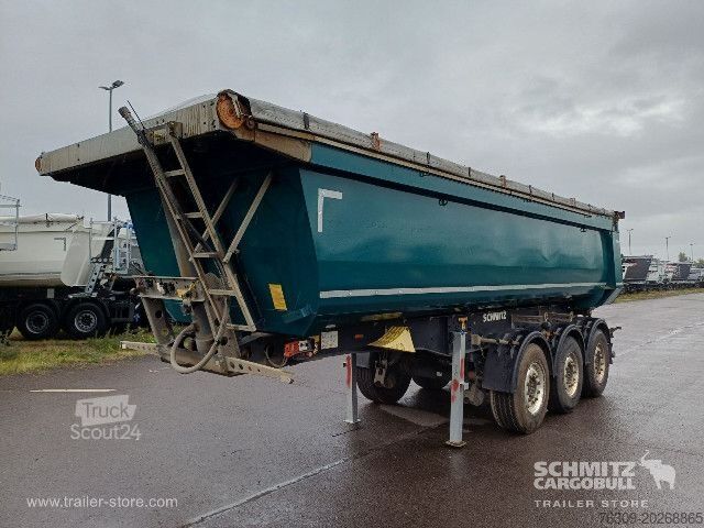 مقطورة نصف قلابة Schmitz Cargobull Kipper Stahlrundmulde 24m³