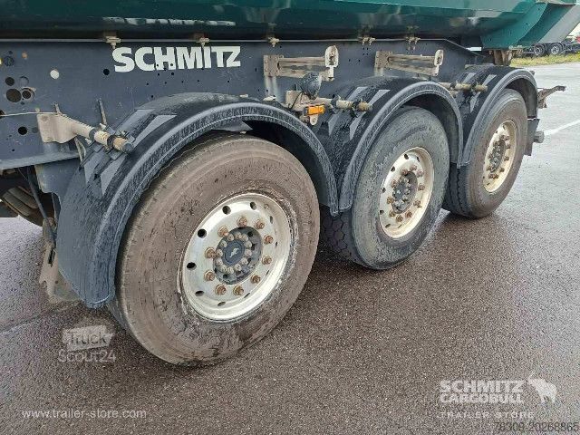 مقطورة نصف قلابة Schmitz Cargobull Kipper Stahlrundmulde 24m³