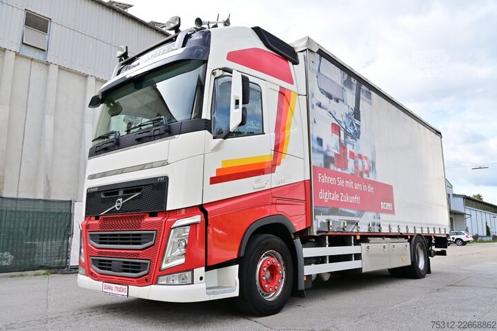 Φορτηγό πλατφόρμα με μουσαμά Volvo FH500  E6 LBW AHK 2,8m 2 Betten Kühlschrank