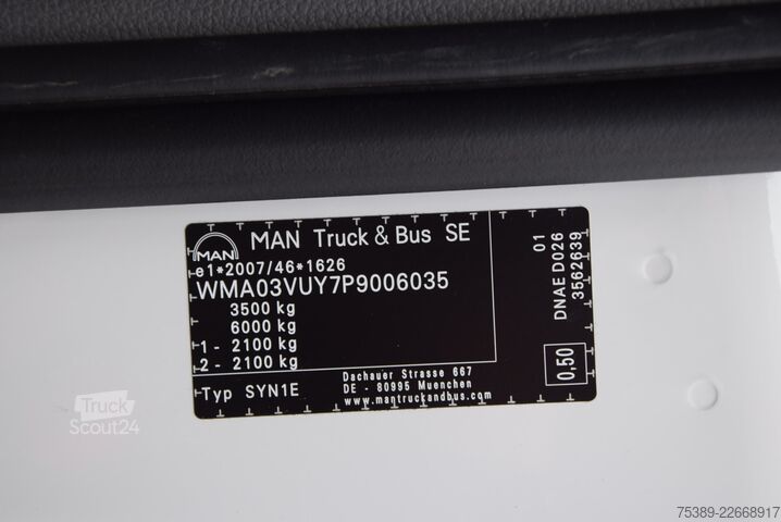 Bestelwagen met verhoogd dak MAN TGE  Kasten 3.140 extralang Superhochdach LED