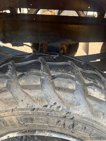 Truck with flatbed & tarpaulin IFA W50 LA Feuerwehr TLF