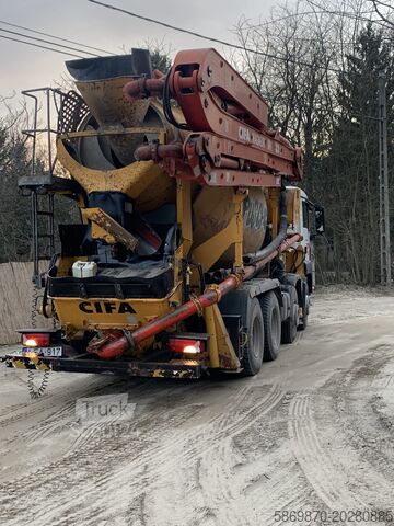 Tovornjak z betonsko črpalko MAN TGS 41.400
