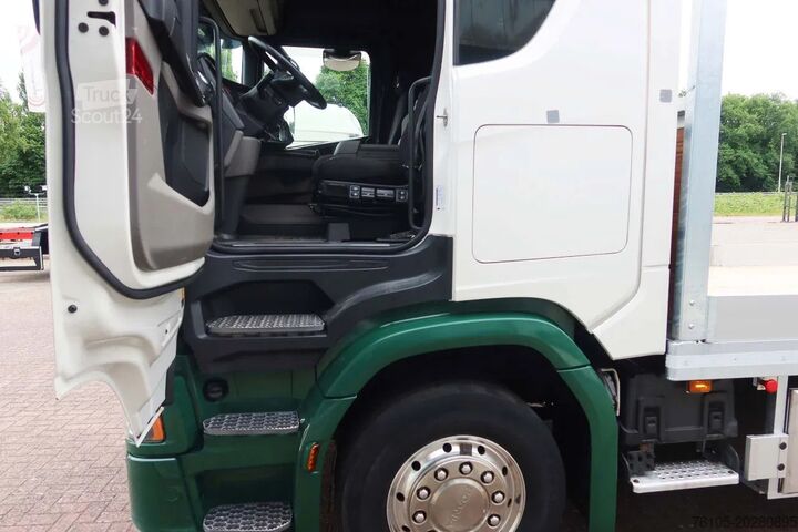 Transportador de automóveis Scania R500 NGS Machinetransport 6x2 Hydralische oprij...
