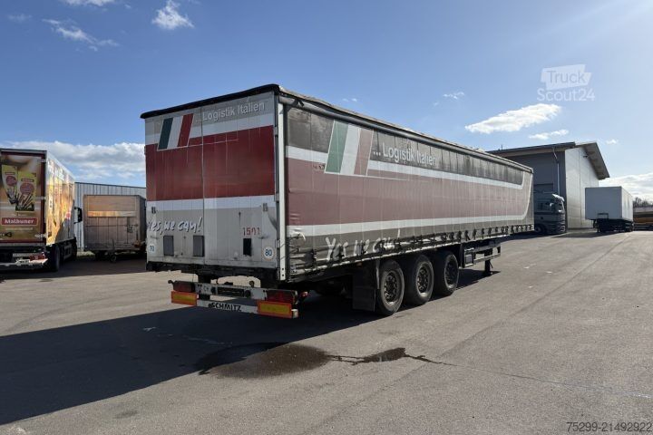 Semirimorchio con telone Schmitz Cargobull S24/27 Plane / Swiss-Vehicle