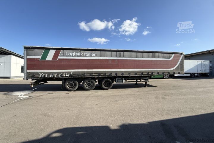 Semirimorchio con telone Schmitz Cargobull S24/27 Plane / Swiss-Vehicle