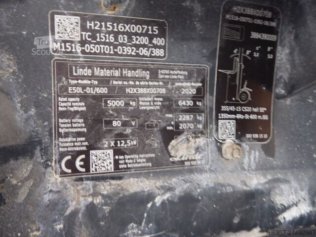 Čelni viličar Linde E50L-01/600