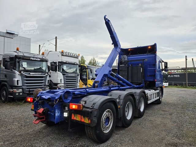 Camion benne à bras amovible VOLVO FH-440 8x4 Lift+Lenk HIAB Multilift Blat
