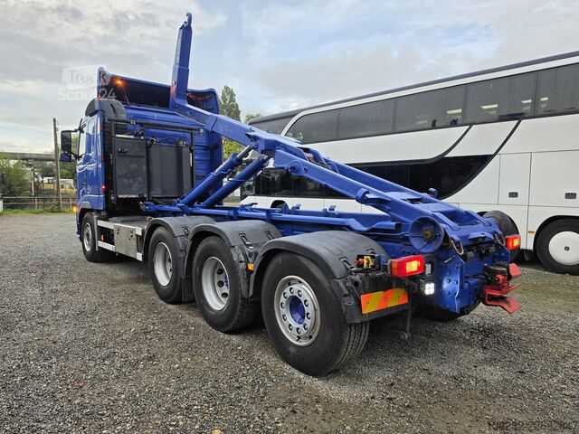 Camion benne à bras amovible VOLVO FH-440 8x4 Lift+Lenk HIAB Multilift Blat