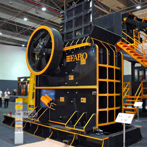 Concasseur à mâchoires FABO CLK-130 320-600 TPH Jaw Crusher