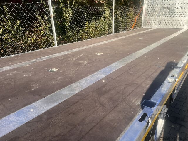 Atvira priekaba Möslein T 3 Plato 9 m  3 Achs Jumbo- Plato- Anhänger 9 m, Mega