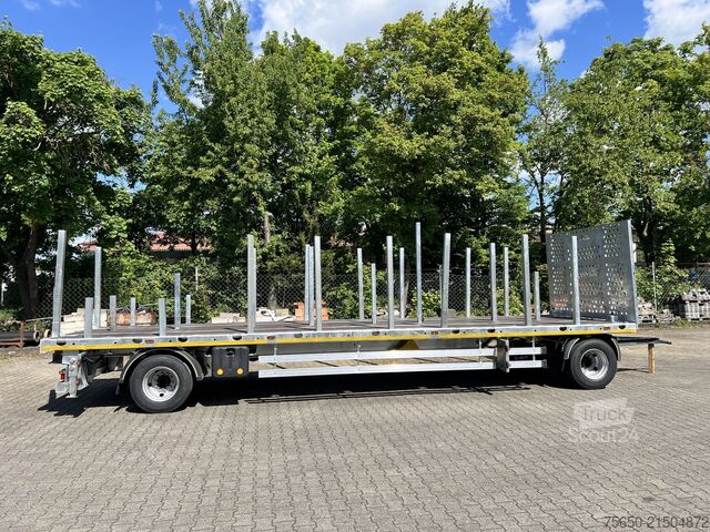 Atvira priekaba Möslein T 2 Plato 7,60 m  2 Achs Jumbo- Plato- Anhänger Mega