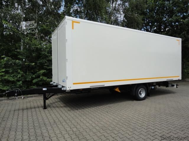 Dėžinė priekaba Möslein EK 1- D 7,3  1 Achs Kofferanhänger Durchladen, Neufahrzeug