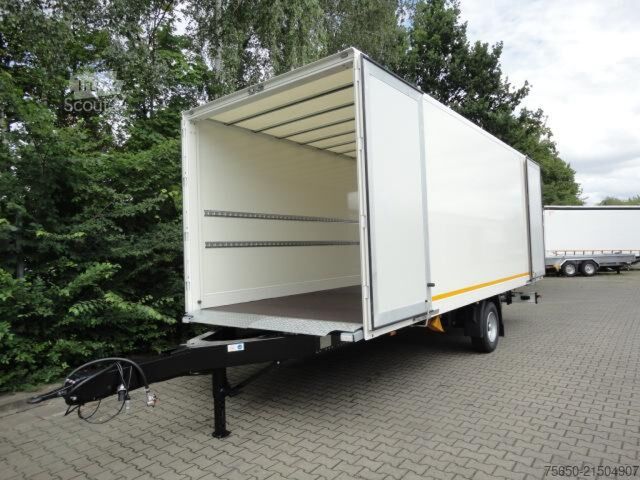 Dėžinė priekaba Möslein EK 1- D 7,3  1 Achs Kofferanhänger Durchladen, Neufahrzeug