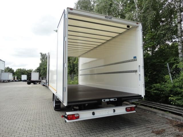 Dėžinė priekaba Möslein EK 1- D 7,3  1 Achs Kofferanhänger Durchladen, Neufahrzeug