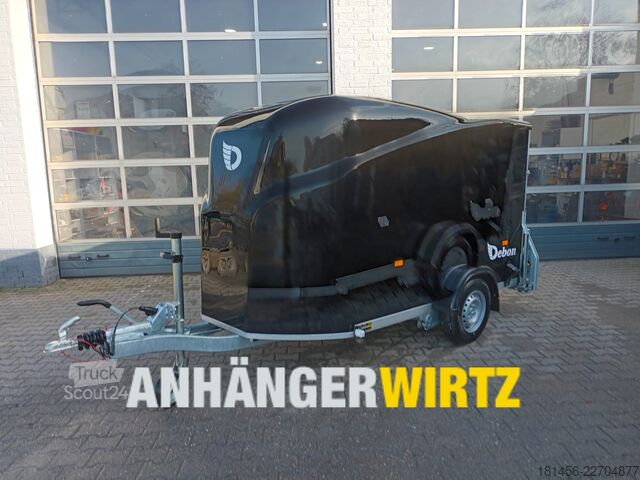 Car trailer Cheval Liberté Debon Anhänger Polycargo 1300 schwarz