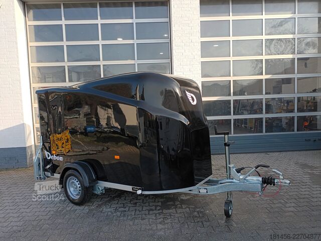 Car trailer Cheval Liberté Debon Anhänger Polycargo 1300 schwarz
