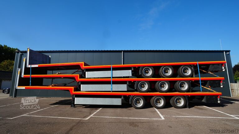 Polovični polnilnik z nizkim nakladanjem Reistreyler 3 axle semi low loader