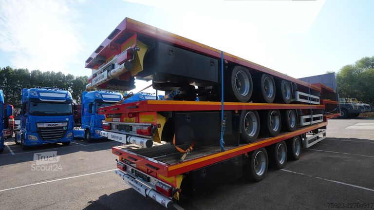 Polovični polnilnik z nizkim nakladanjem Reistreyler 3 axle semi low loader