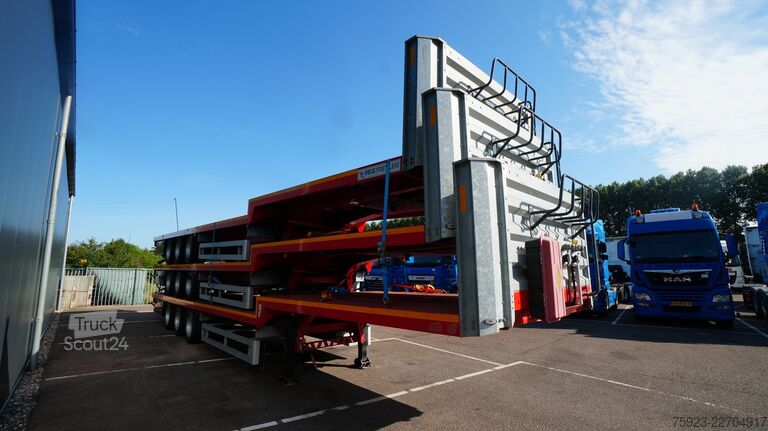 Polovični polnilnik z nizkim nakladanjem Reistreyler 3 axle semi low loader