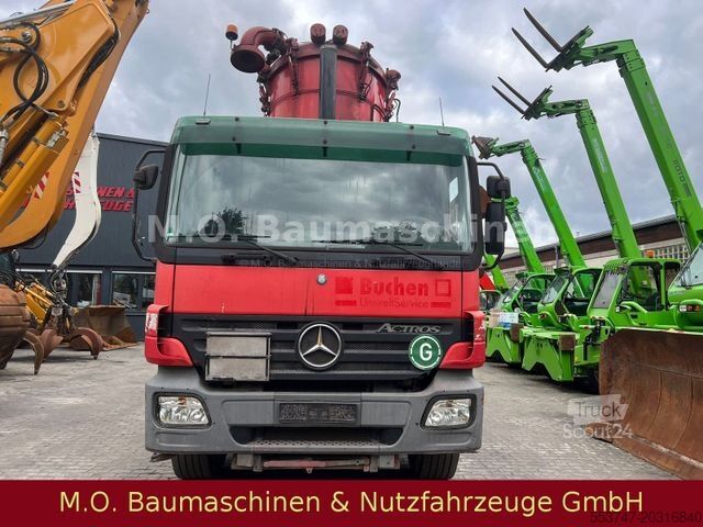 شاحنة صهريج فراغية MERCEDES-BENZ Mercedes Actros 4141 / Trockensauger /ADR