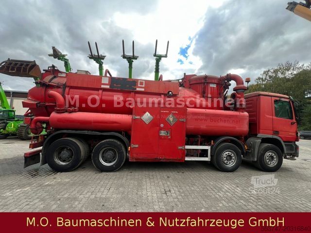 شاحنة صهريج فراغية MERCEDES-BENZ Mercedes Actros 4141 / Trockensauger /ADR
