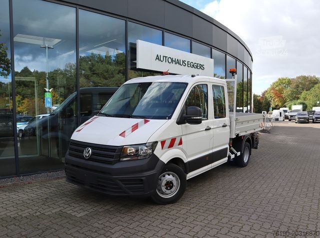 Пікап-фургон VOLKSWAGEN Crafter 50 Doka Tiefpritsche +Kran (Fa. Schoon)