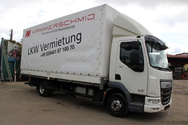 Gardinsidad skåpbil DAF LF 180 FA 4x2 BL - LBW Nr.: 489