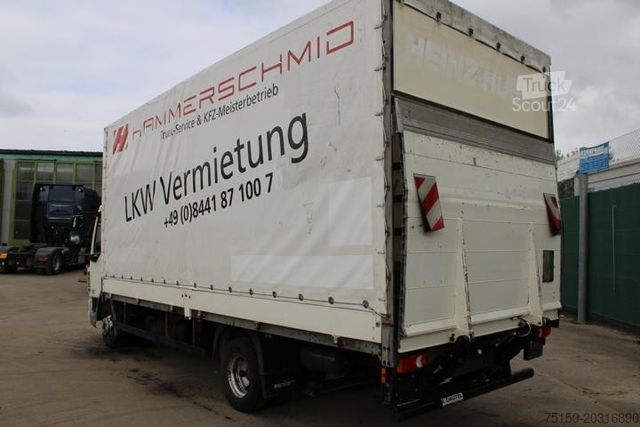 Gardinsidad skåpbil DAF LF 180 FA 4x2 BL - LBW Nr.: 489