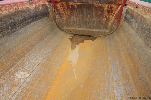 Damperli yarı römork MEILLER Kippmulde 24 m³ TROMMELBREMSE Nr.: 045