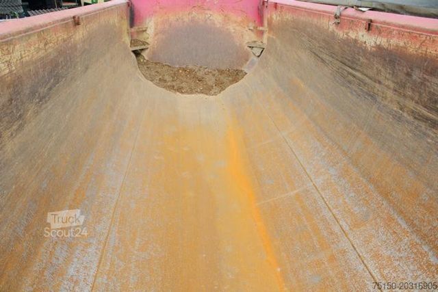 Damperli yarı römork MEILLER Kippmulde 24 m³ TROMMELBREMSE Nr.: 045