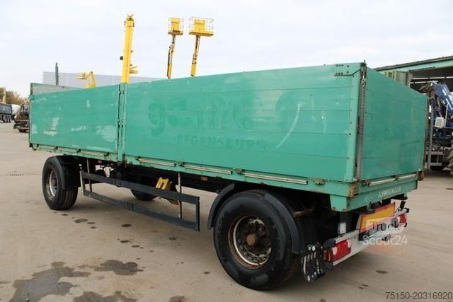 Åben trailer SCHWARZMÜLLER Baustoff - Trommelbremsen - Nr.: 598