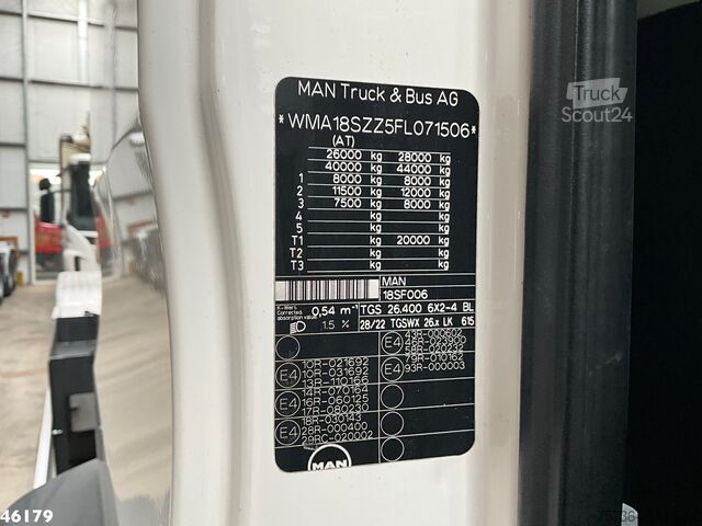 System för krokarm Man TGS 26.400 Euro 6 Retarder VDL 21 Ton haakarmsy...
