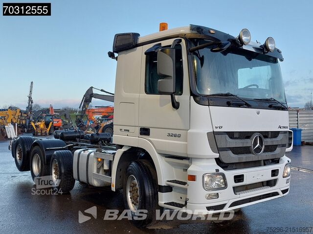 Kabinli şasi Mercedes Actros 3260 Actros 8X2 6,60m Chassis Full-Air L...
