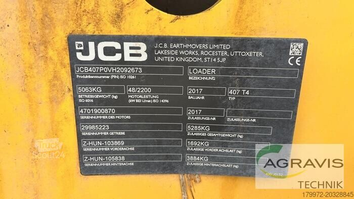 Hoflader JCB 407 T4