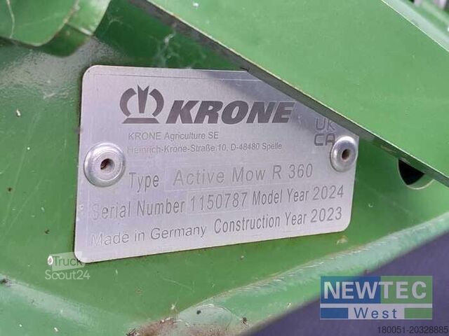 Mowing machine Krone ACTIVEMOW R 360