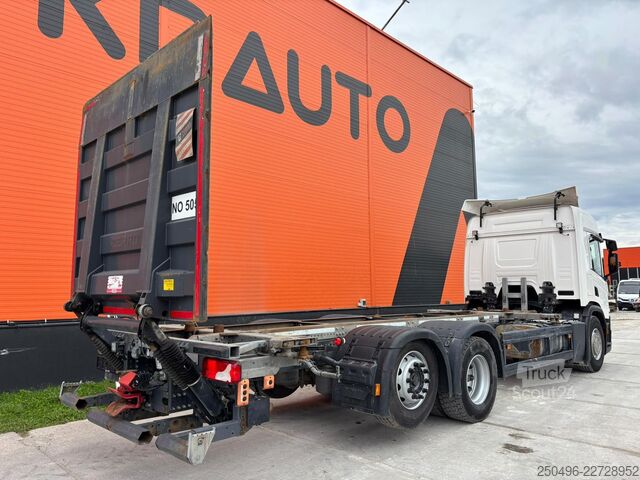 Konténerszállítás Scania P 500 6x2*4 9 TON FRONT AXLE / RETARDER