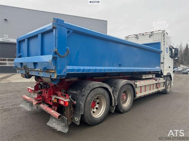 Hook arm system Volvo FH460 6x2 hook truck with Multilift hook.