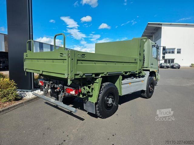 Plattformanhänger Mercedes-Benz Atego 1018 A 4x4 Pritsche mehrfach vorh.