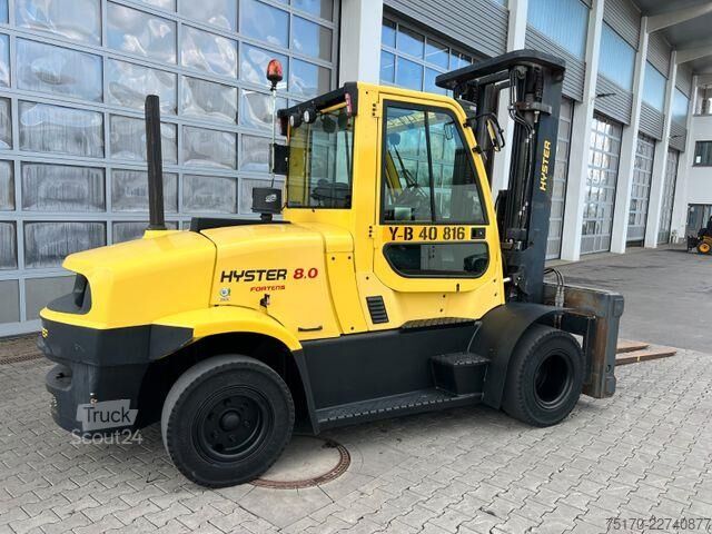 Carrello elevatore Hyster H8.0 FT9 / nur 1.426h! / Triplex: 5,52m / ZVG