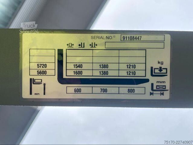 Reachtruck Jungheinrich ETV C16 / Triplex 5.72m / SS / nur 929h / 2016